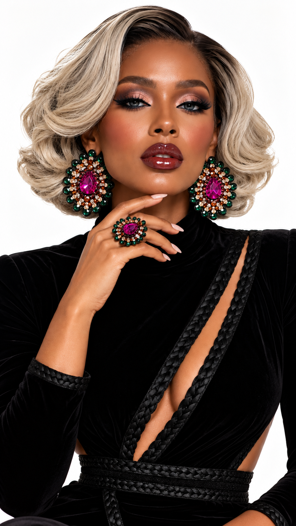 I AM WORTHY — Earrings & Ring Set