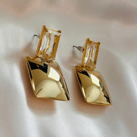 Exc Golden Puffs Earrings Size L