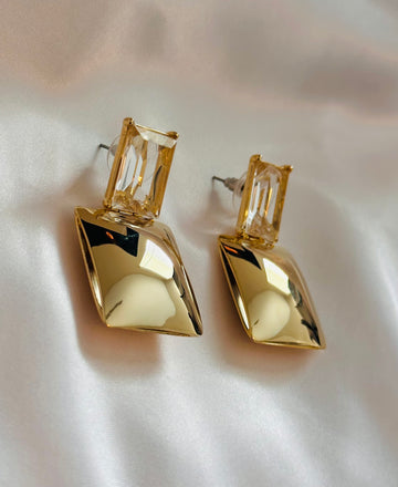 Exc Golden Puffs Earrings Size L
