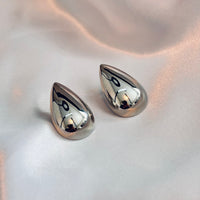 Exc Silver Chunky Drops Size M