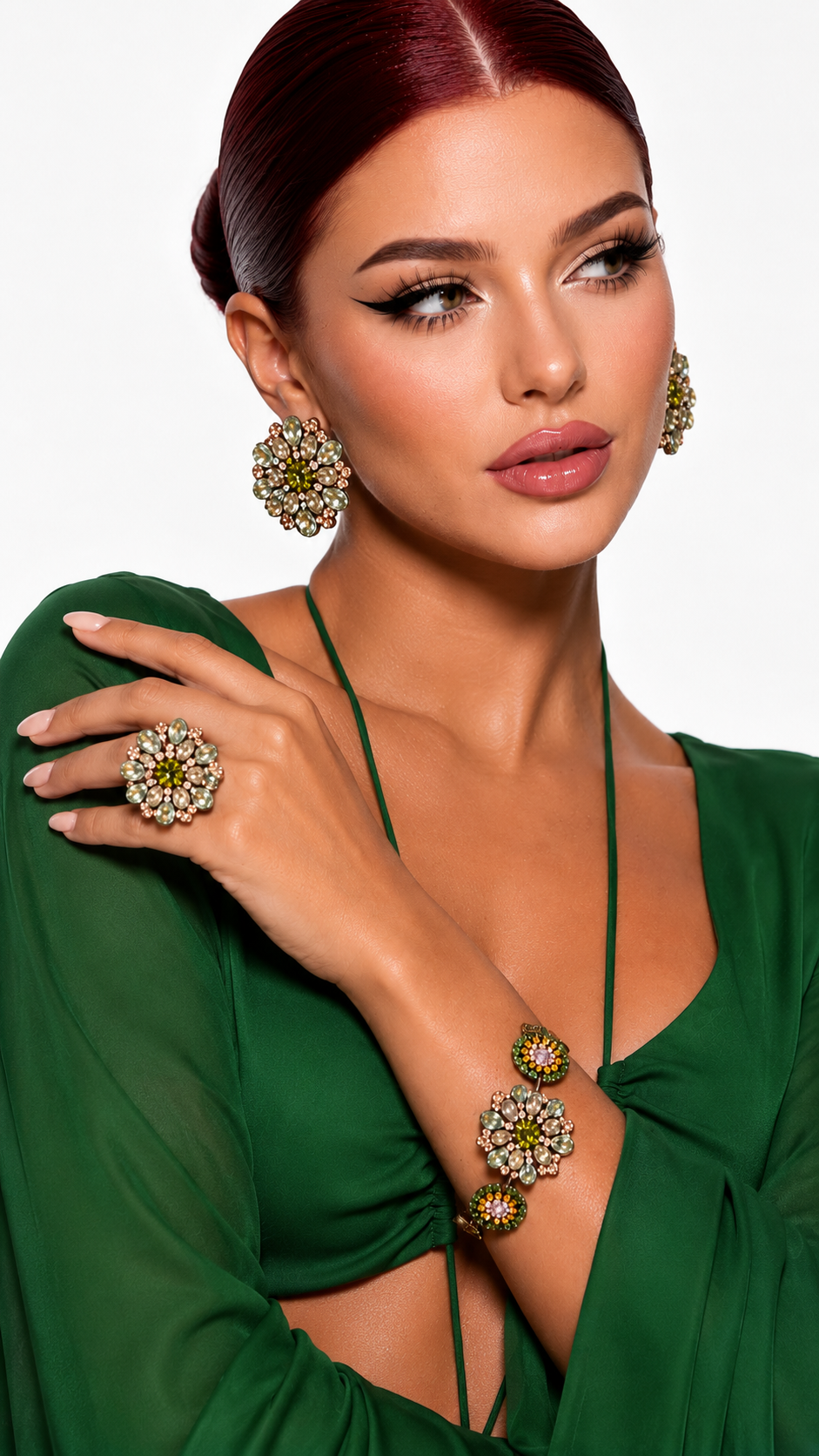 Emerald Bloom Set