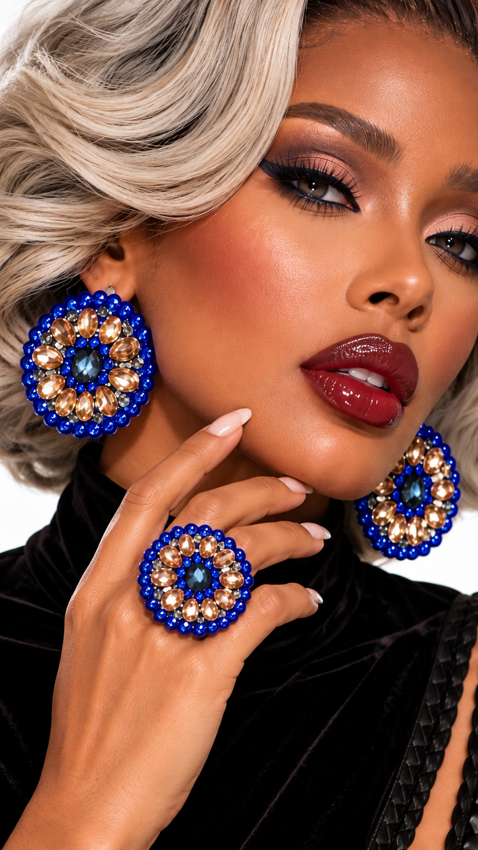 I AM FEARLESS — Earrings & Ring Set