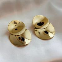 Exc Asymmetrical Clip On Earrings Size L