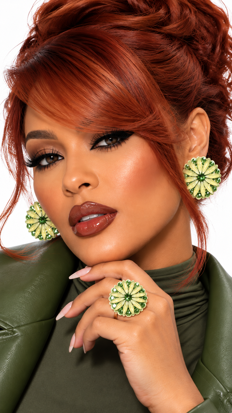 I AM BLOOMING — Earrings & Ring Set