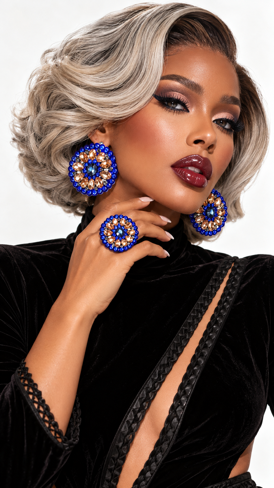I AM FEARLESS — Earrings & Ring Set