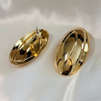 Exc Oval Chunky Earrings Size L