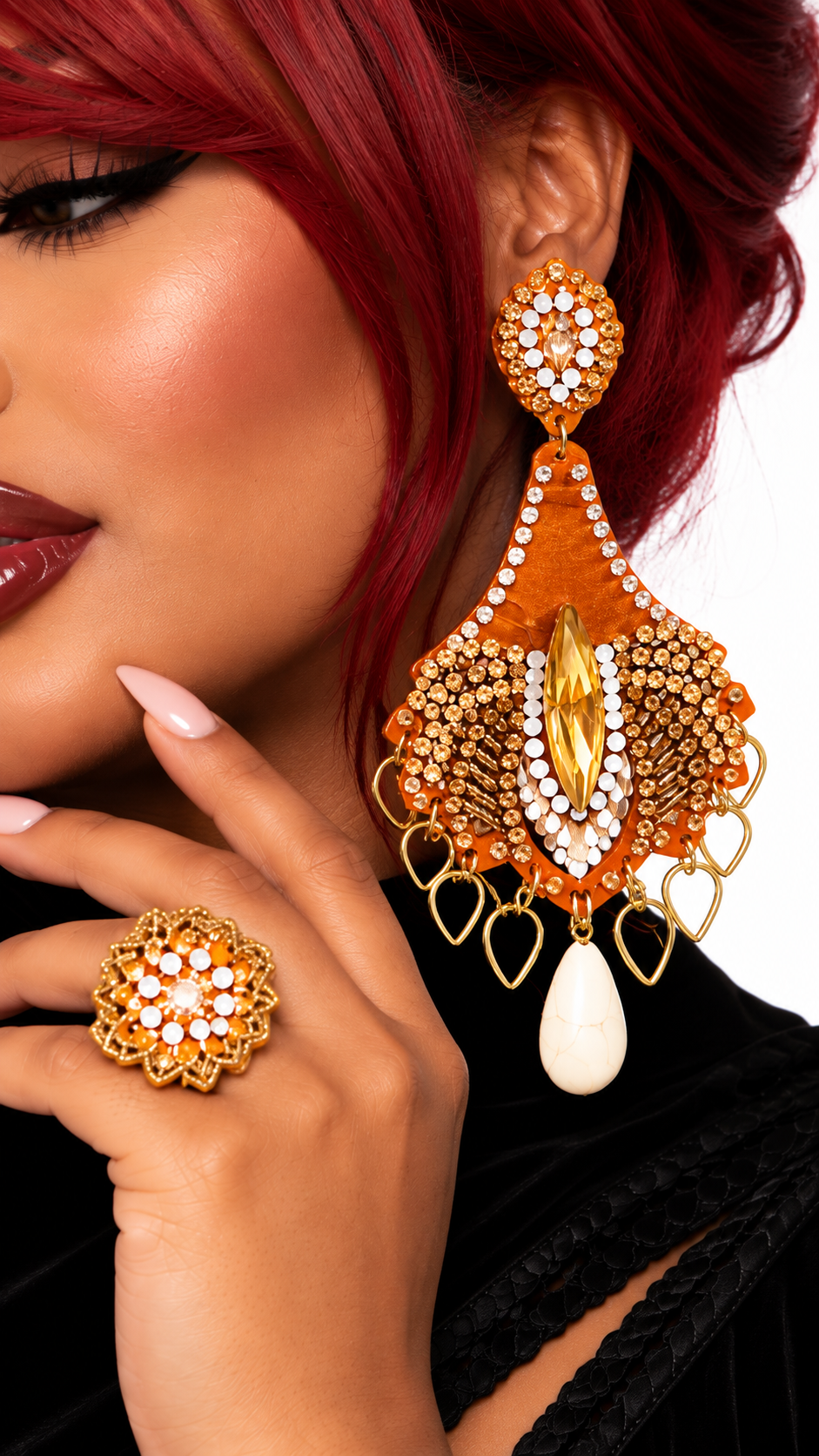 I AM ABUNDANT — Earrings & Ring Set