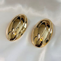 Exc Oval Chunky Earrings Size L