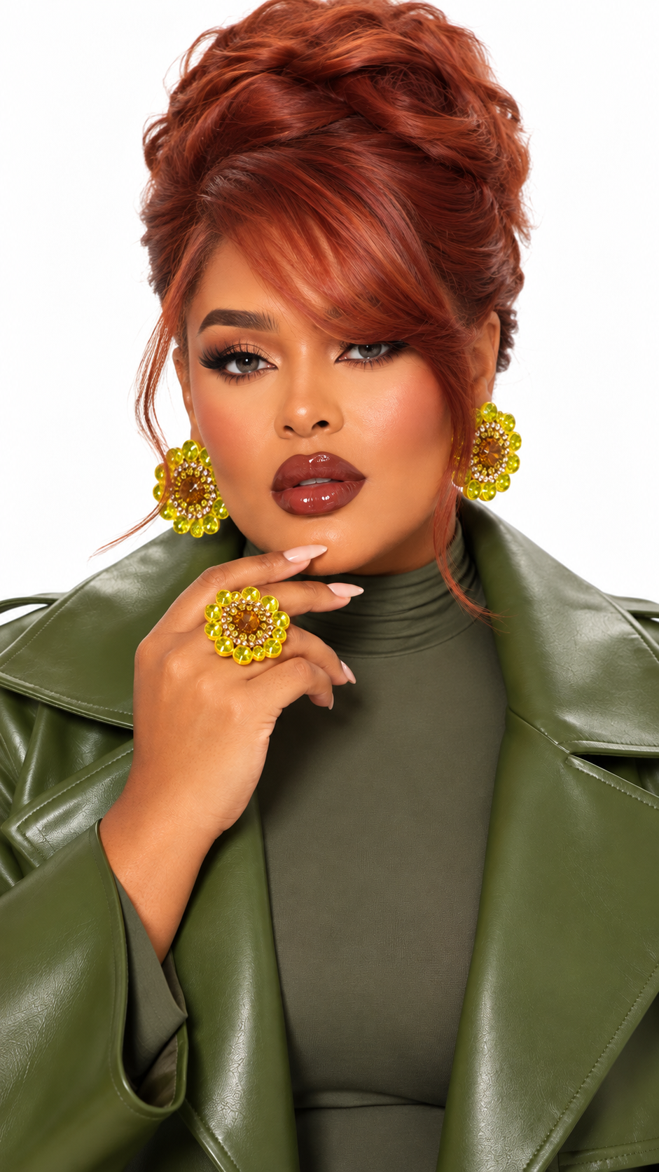 I AM GOLDEN — Earrings & Ring Set