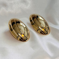 Exc Oval Chunky Earrings Size L