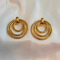 Exc Golden Hoops Size L