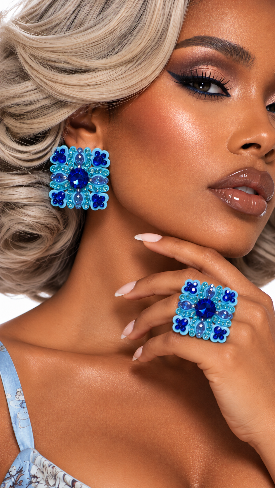 I AM AT PEACE — Earrings & Ring Set