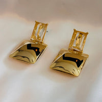 Exc Golden Puffs Earrings Size L