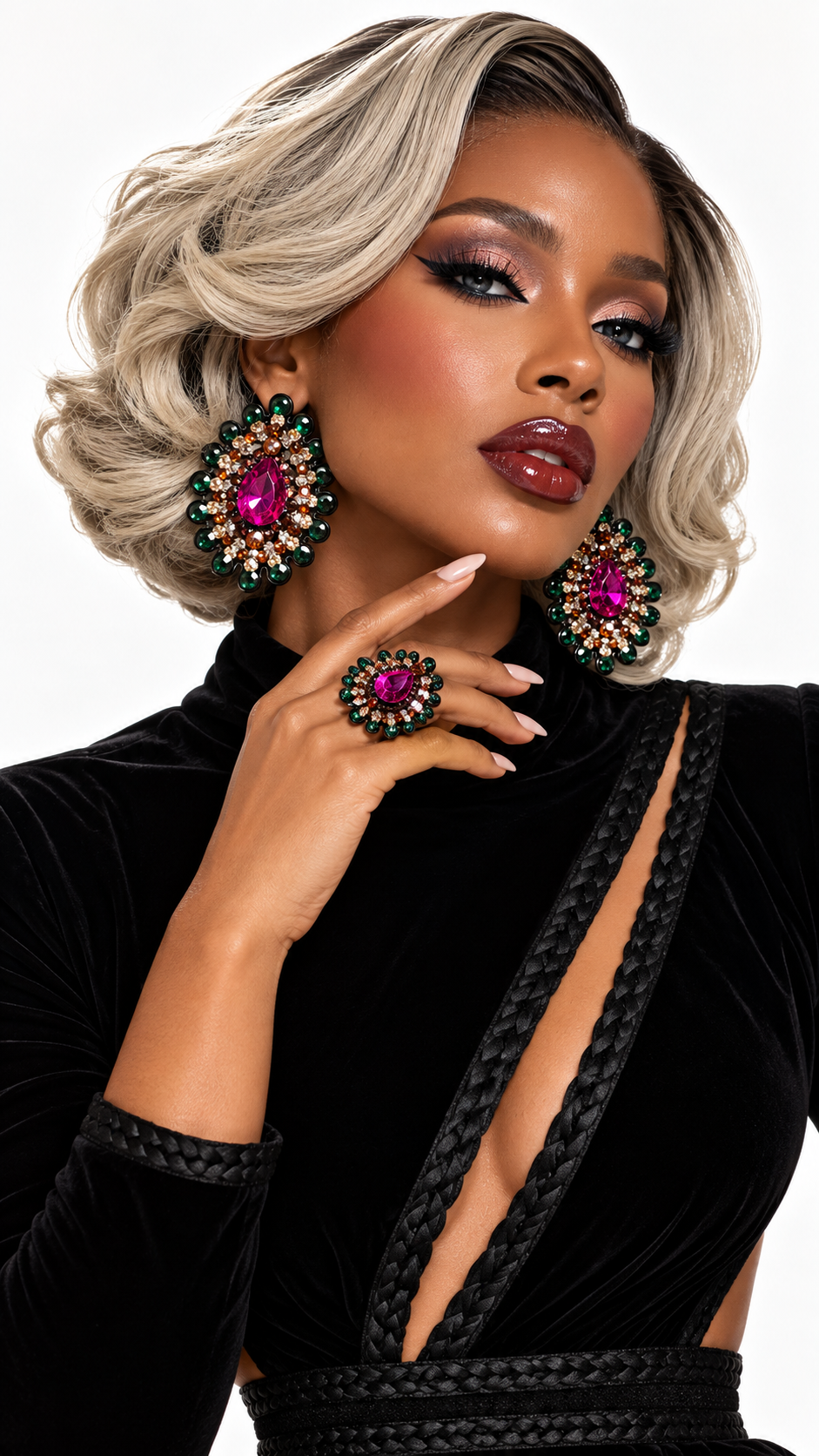 I AM WORTHY — Earrings & Ring Set