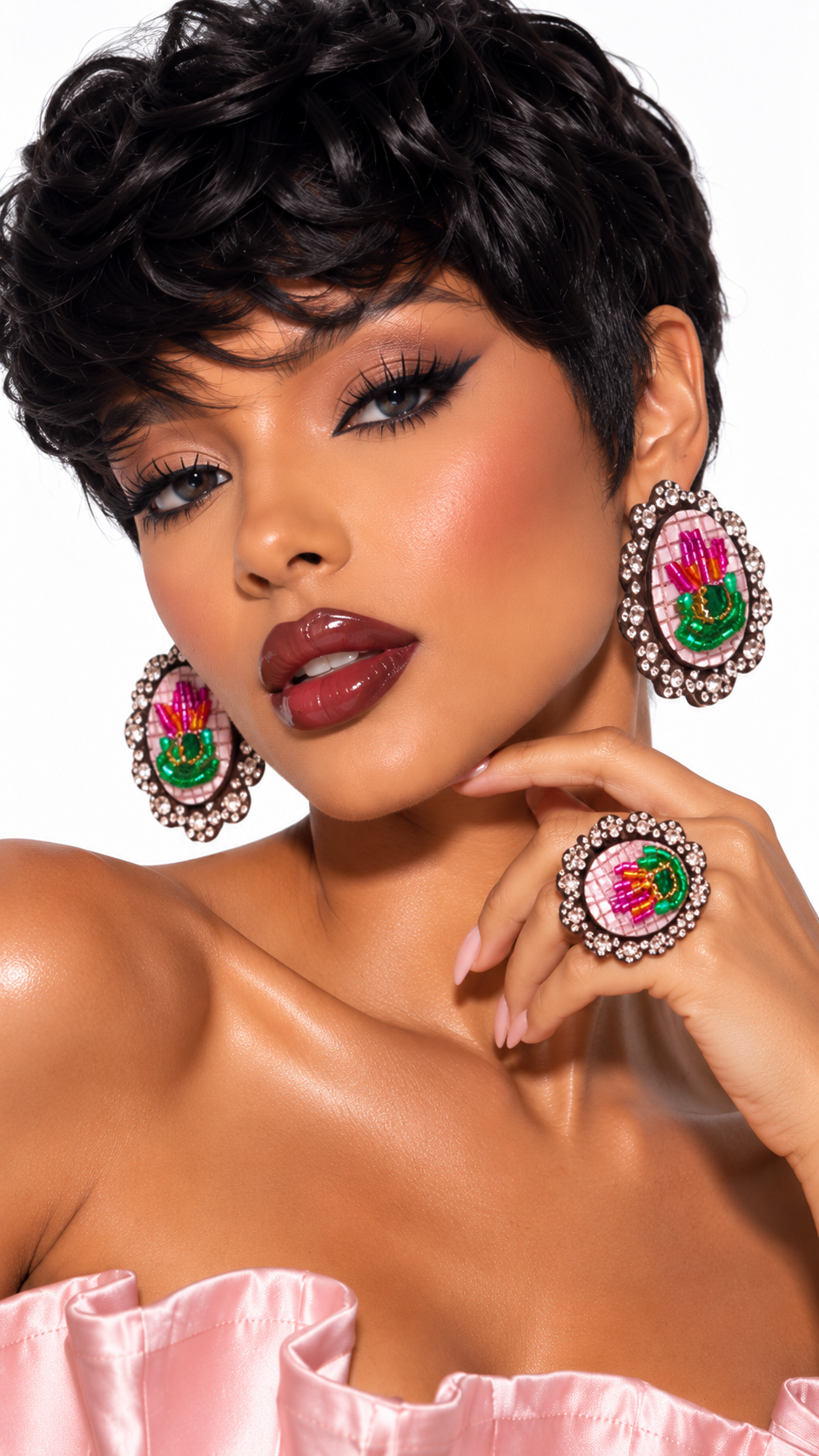 I AM CREATIVE — Earrings & Ring Set