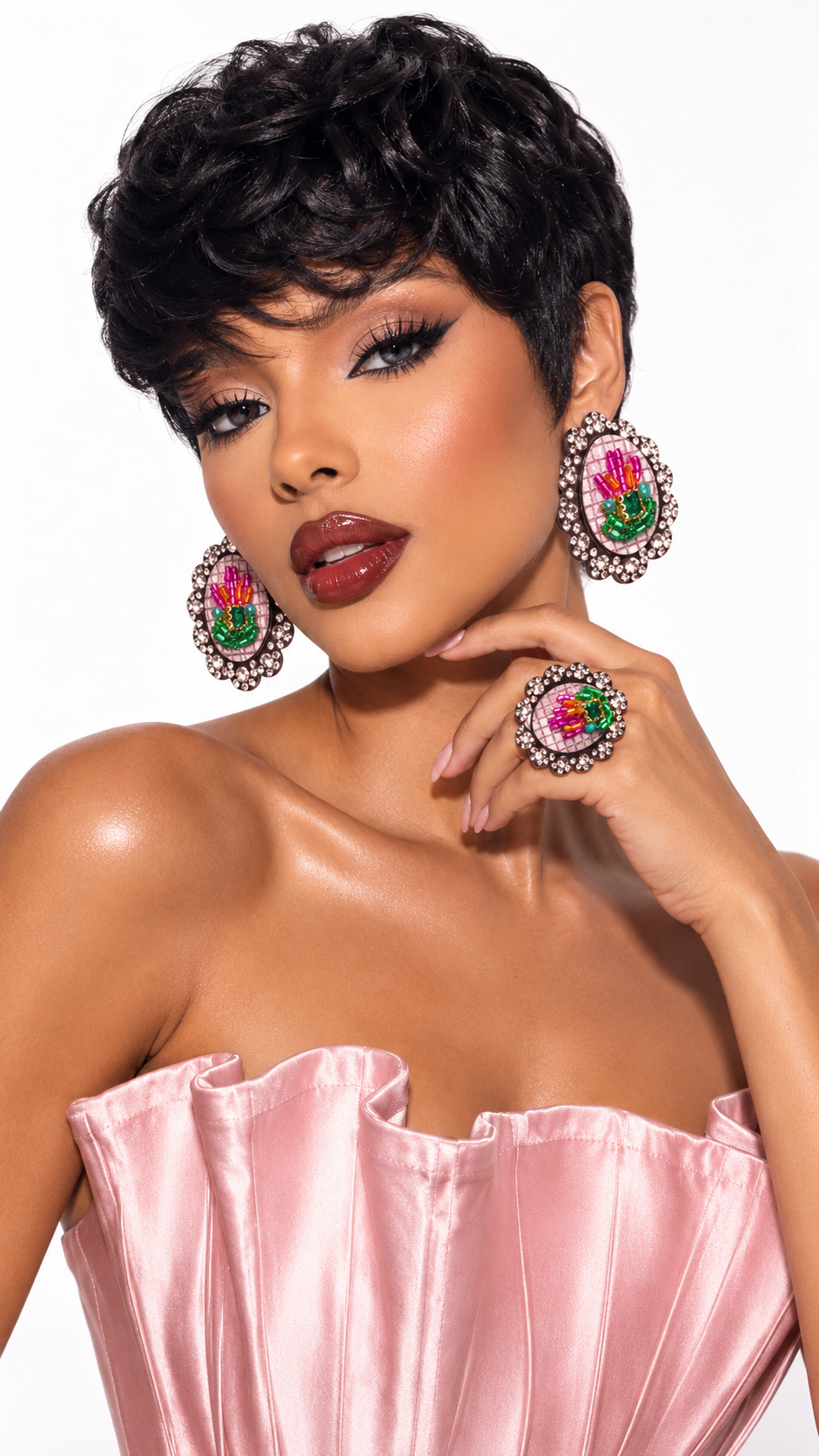 I AM CREATIVE — Earrings & Ring Set