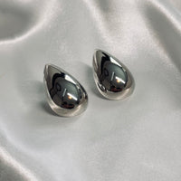 Exc Silver Chunky Drops Size M