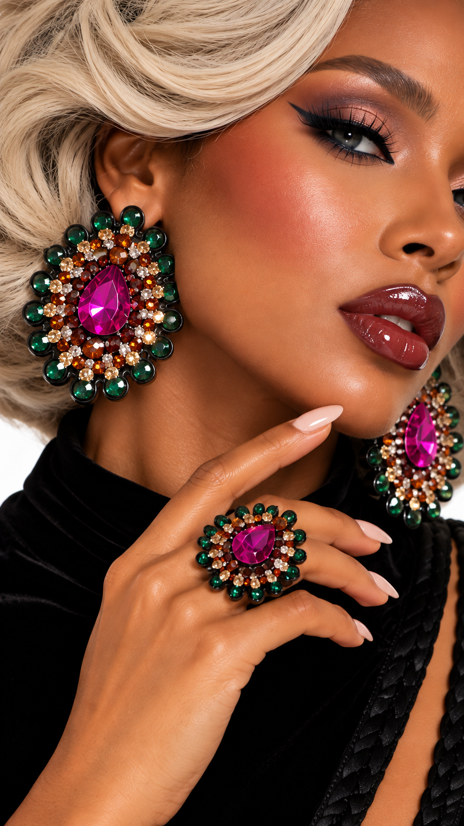 I AM WORTHY — Earrings & Ring Set