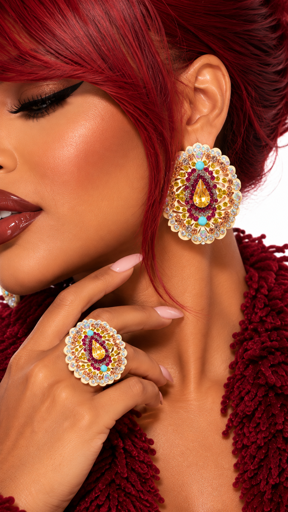 I AM RESILIENT — Earrings & Ring Set